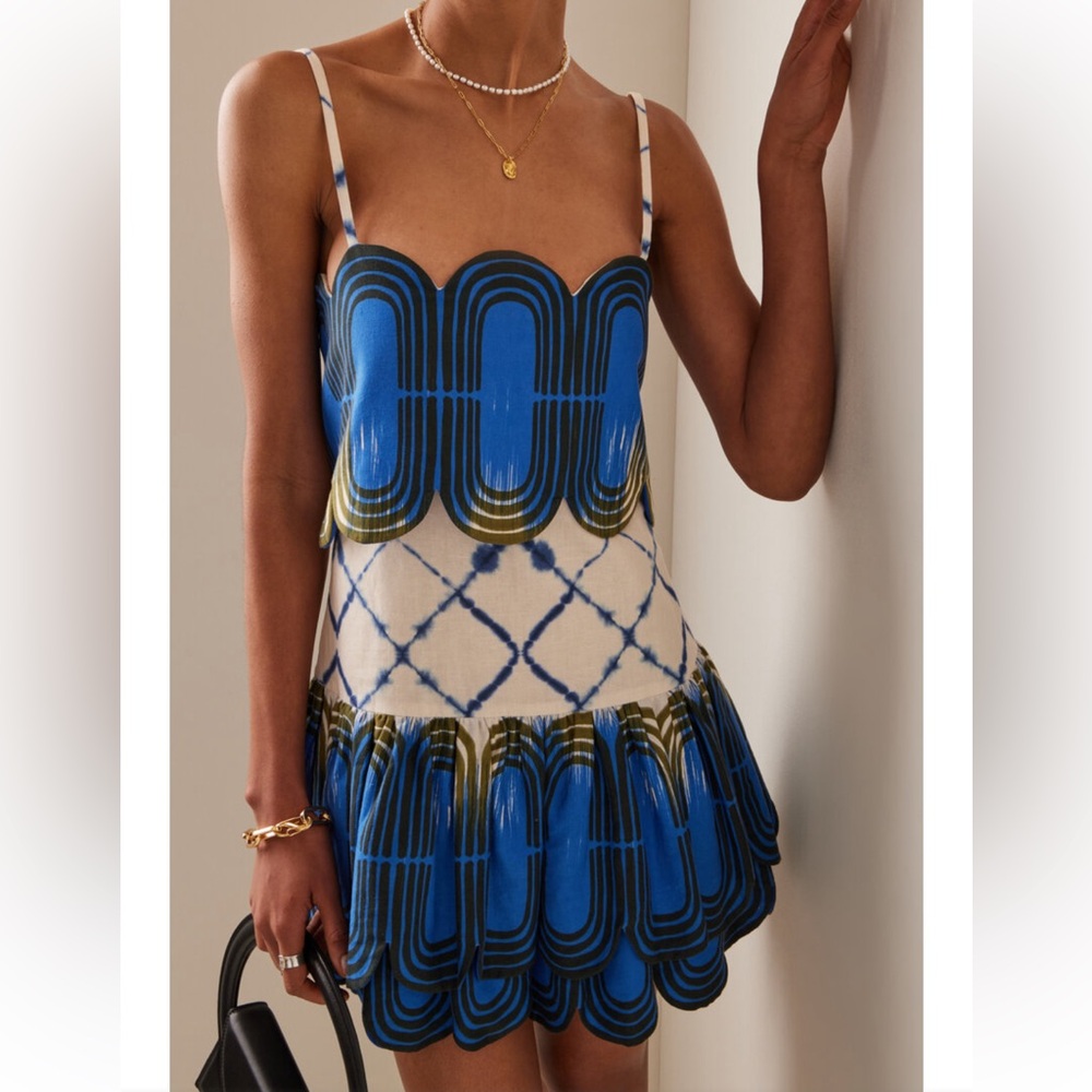 Alexis Bettina Linen Mini Dress